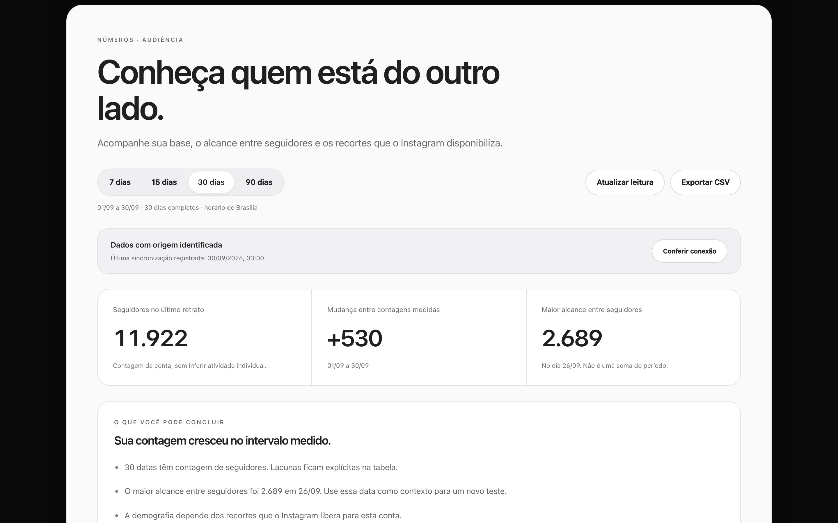 Números no Creatores Studio